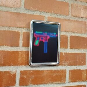 Neon Tec 9 Art Print